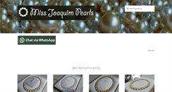 Desktop Screenshot of missjoaquim.com