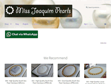 Tablet Screenshot of missjoaquim.com